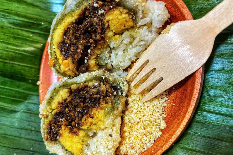 Xôi khúc lạnh nhân chay